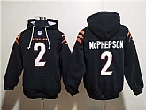 Men's Cincinnati Bengals #2 Evan McPherson Black Pullover Hoodie,baseball caps,new era cap wholesale,wholesale hats